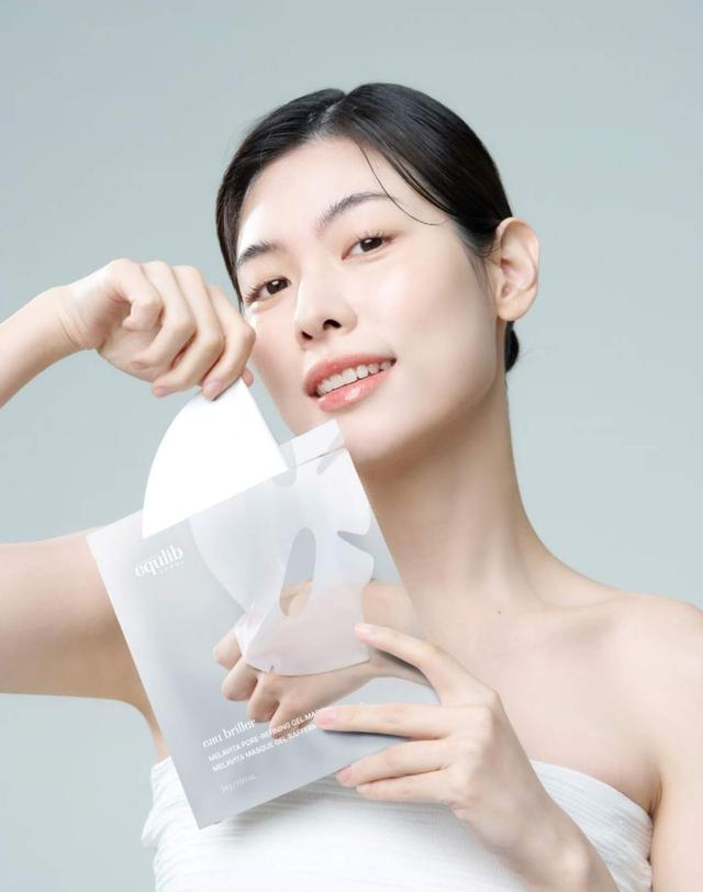 이퀄리브 오 브리에 겔 마스크 1장 34g 착용컷