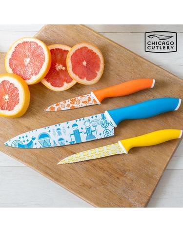 시카고커틀러리 그래픽 3pc/식도/과도 세트