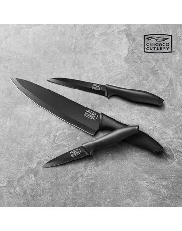 시카고커틀러리 비비드 블랙 3pc 세트