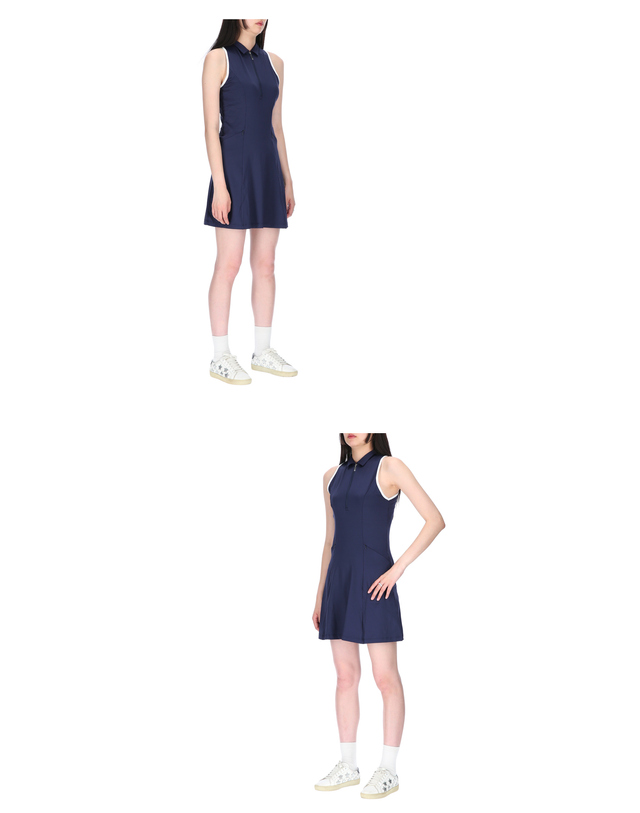 캘러웨이 캘러웨이 레이서 백 플라운스 CGKDSD42 410 민소매 원피스 착용컷