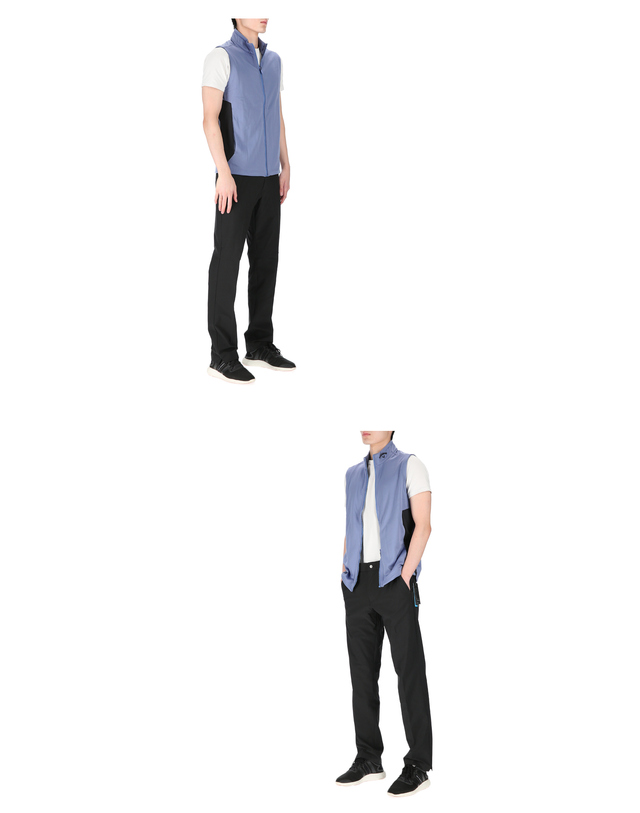 캘러웨이 캘러웨이 쉐브 CGKSD000 460 남성 기모안감 집업 베스트 착용컷