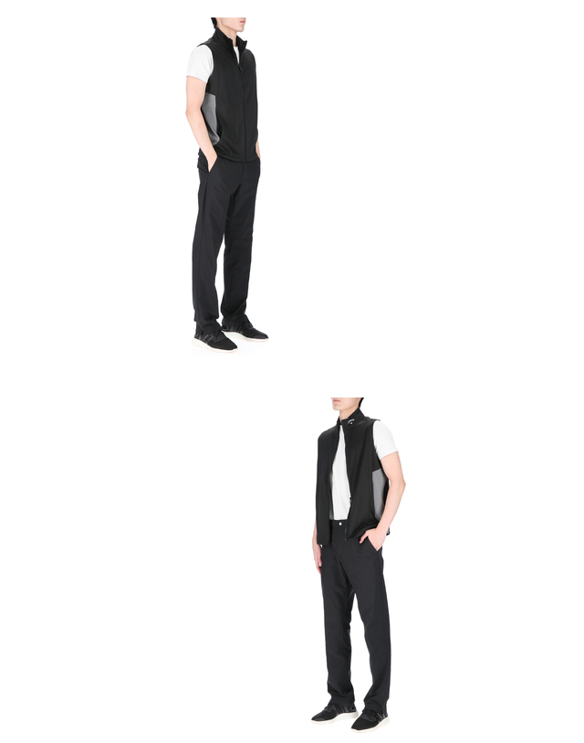 캘러웨이 캘러웨이 쉐브 CGKSD000 002 남성 기모안감 집업 베스트 착용컷