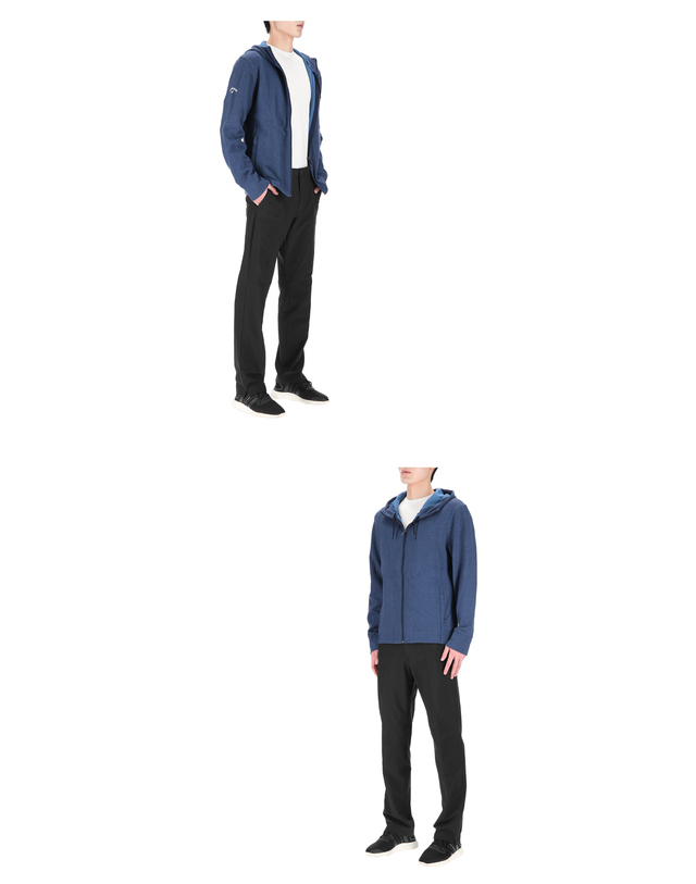 캘러웨이 캘러웨이 로고 CGKFC005 414 남성 트레이닝 후드 자켓 착용컷