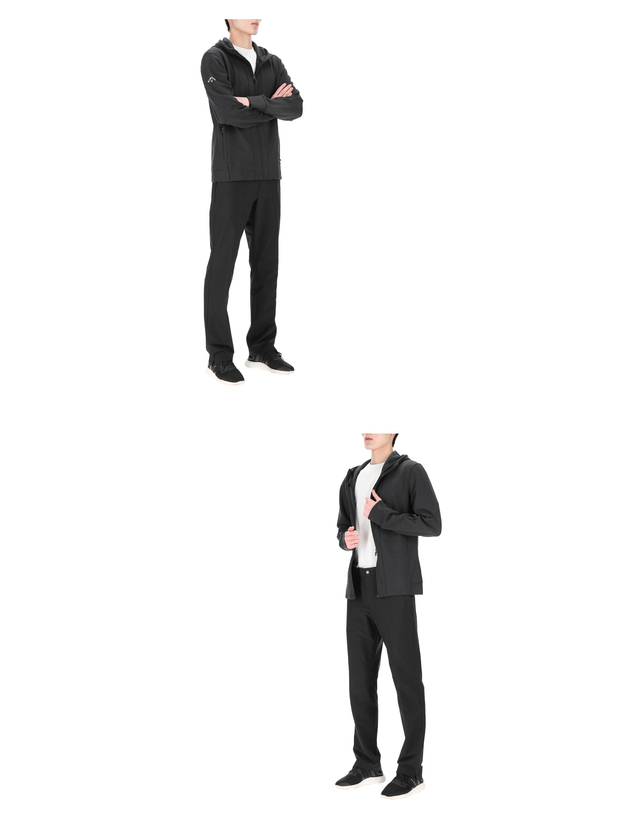캘러웨이 캘러웨이 로고 CGKFC005 003 남성 트레이닝 후드 자켓 착용컷