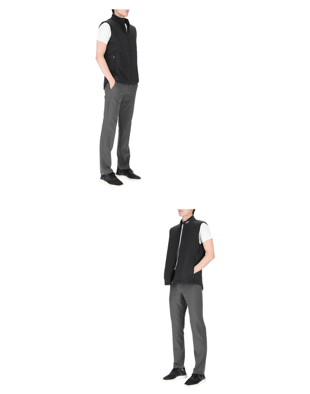 캘러웨이 캘러웨이 로고 CGRFB0S4 002 경량 패딩 베스트 조끼 착용컷