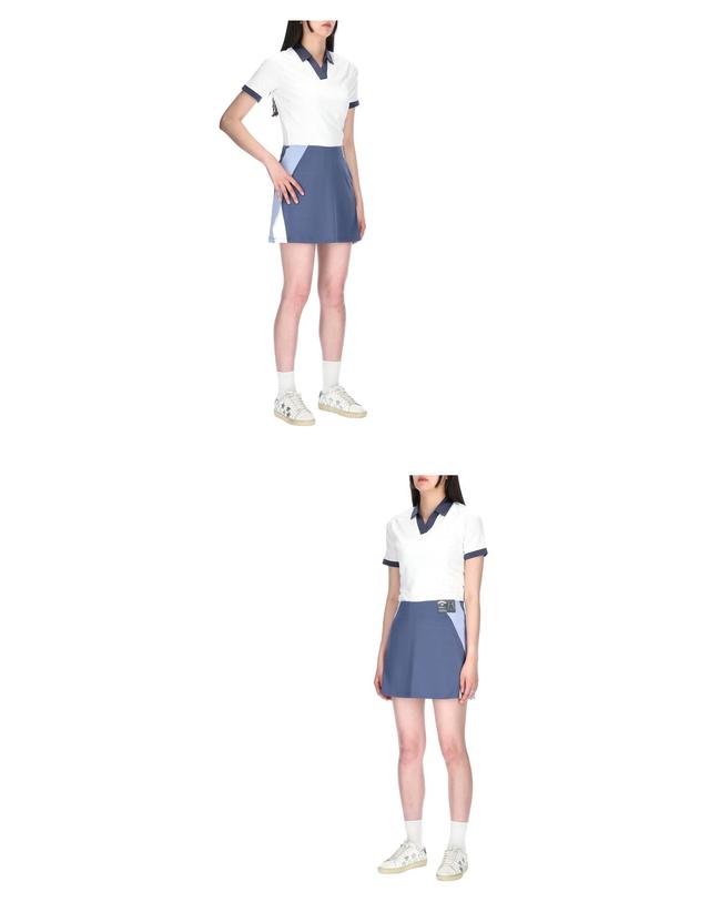 캘러웨이 컬러블록 스커트 CGKBSD39 480_PX 여성 치마바지 착용컷