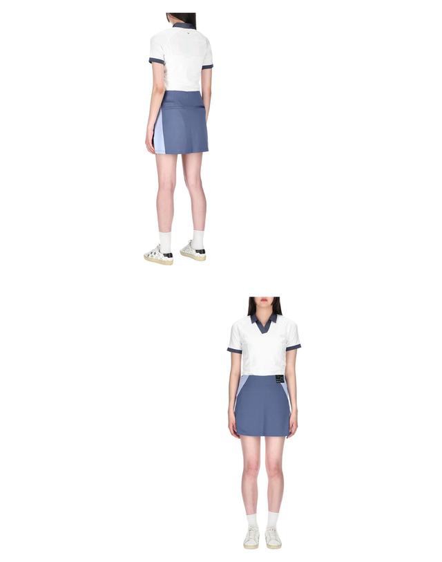캘러웨이 컬러블록 스커트 CGKBSD39 480_PX 여성 치마바지 착용컷