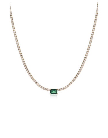 디아모모 Freya Tennis Necklace 40cm