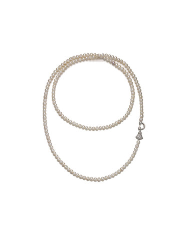 디아모모 DIA Bell Natural Pearl Long Necklace 90cm