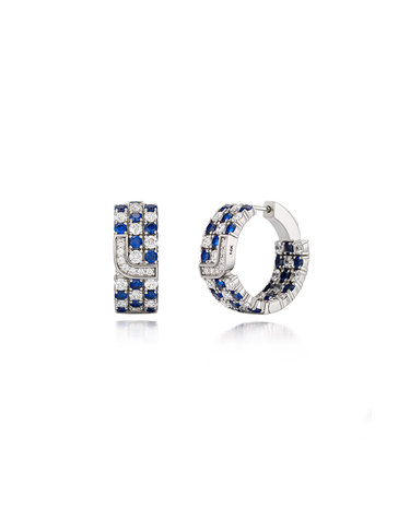 디아모모 ART DECO Sapphire Earring