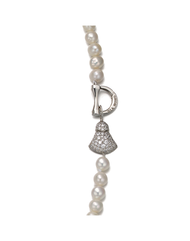 디아모모 디아모모 DIA Bell Natural Pearl Long Necklace 90cm 착용컷