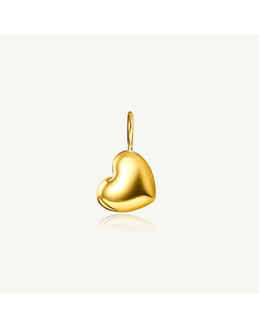 하트 콩알금 펜던트 24K 순금 0.5g