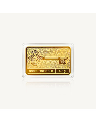 황금 열쇠 미니 골드바 24K 순금 0.1g