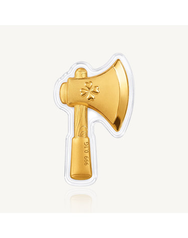 합격기원 황금도끼 골드바 24K 순금 0.1g