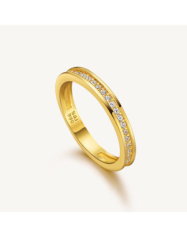 브릴리언트 크리스탈 가드링 반지 24K 순금 3.75g