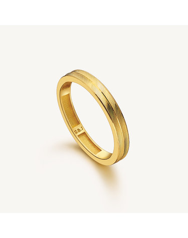 더블컷 레이어드 반지 24K 순금 3.75g