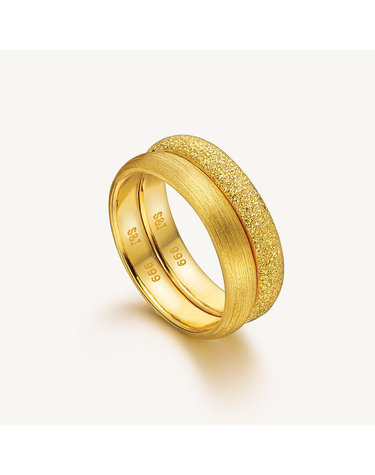 베이직 샤인 쌍가락지 24K 순금 11.25g