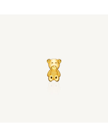 곰돌이 피어싱 24K 순금