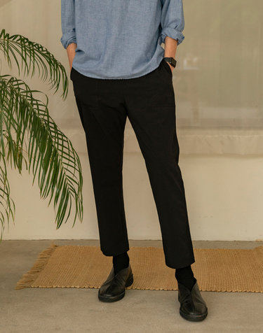 CP-805 Stretch fatigue pants_Black