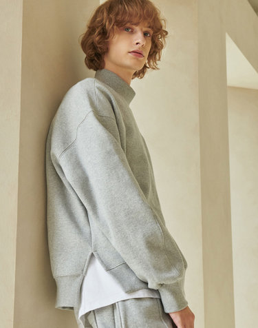TA-130 B-TURTLE NECK MTM_GY