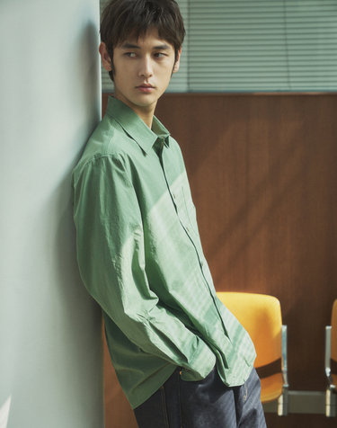 T20023 Dyeing color shirt_Green