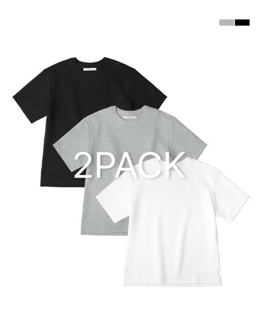 [2PACK] 에센셜 루즈핏 반팔 티셔츠_3 COLOR