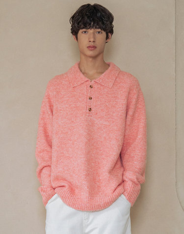T20054 컨트리 울 니트_Sunset pink