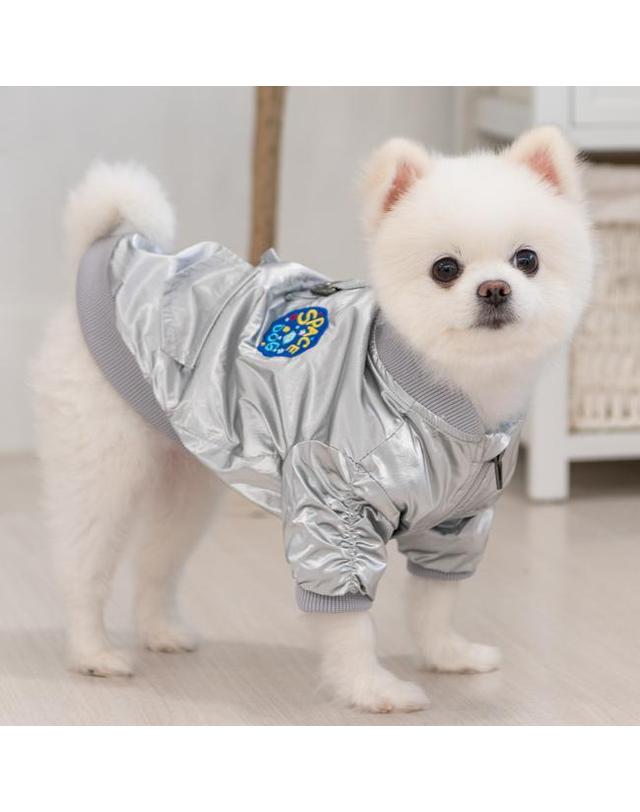 올치 스페이스 글로시 항공점퍼 착용컷
