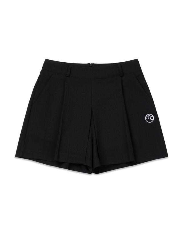 맥키 웨이비 숏 팬츠 블랙 착용컷
