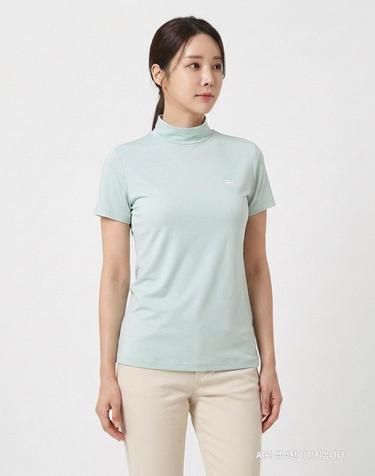 [팜스프링스] 여성 반목넥 반팔티셔츠_STTL232298