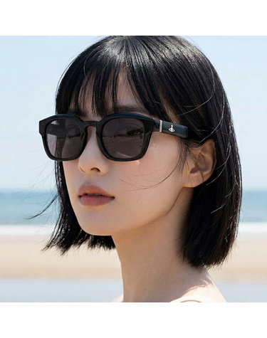 비비안웨스트우드 선글라스 VW5025 001 명품 스퀘어 뿔테 데일리 남자 여자
