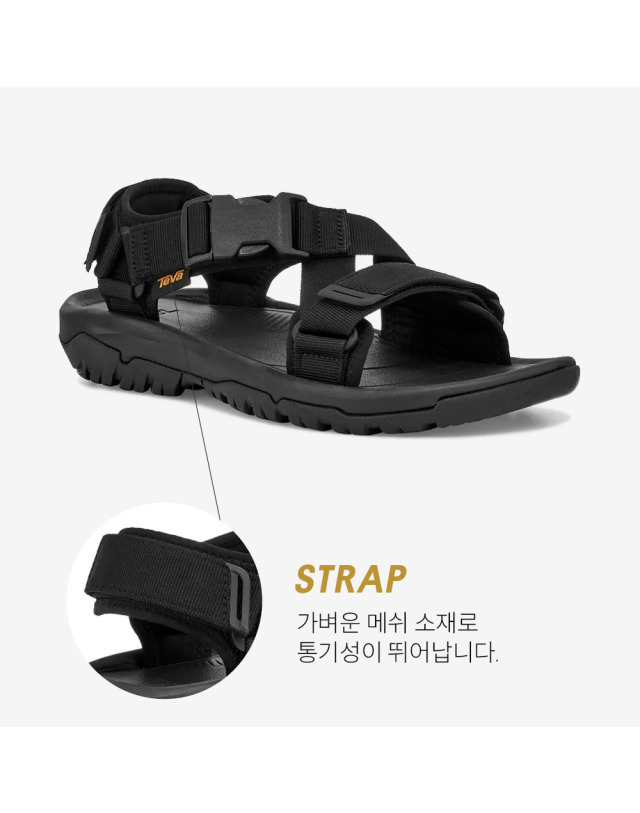 테바 [본사정품] 허리케인 버지 (BLK) STVM2311534-BLK 착용컷