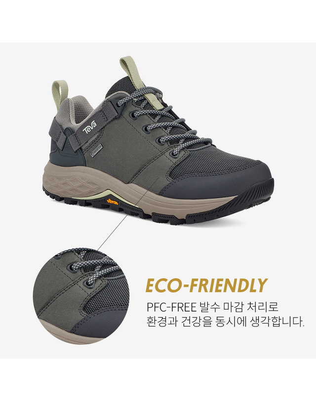 테바 [본사정품] 테바 비브람솔 여성 그랜드뷰 GTX 로우 (DSM) STVF2334030-DSM 착용컷