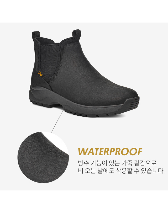 테바 [본사정품] 테바 남성 투사얀 첼시 (BLK) STVM2330274-BLK 착용컷
