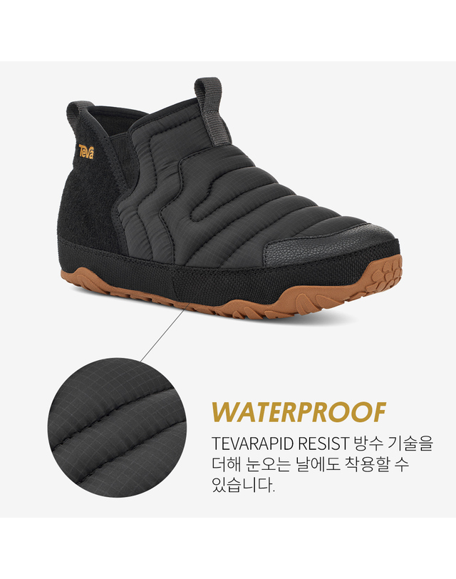 테바 [본사정품] 테바 여성 리엠버 터레인 미드 (BLK) STVF2330212-BLK 착용컷