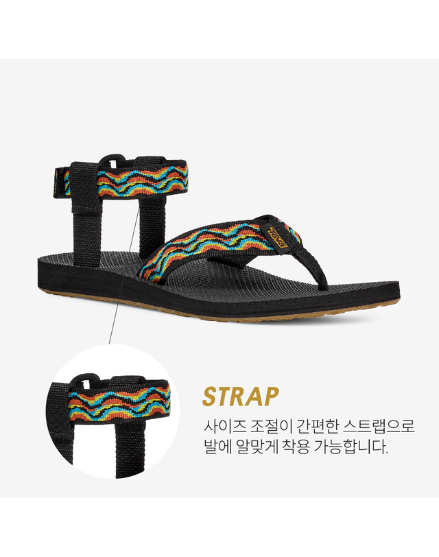 테바 [본사정품] 테바 남성 오리지널 샌들 리바이브 (SRV) STVM2413650-SRV 착용컷