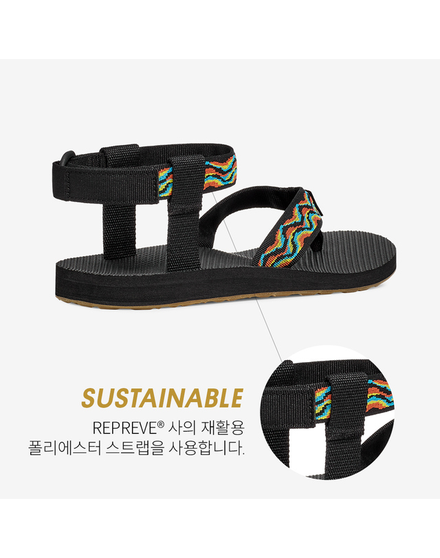 테바 [본사정품] 테바 남성 오리지널 샌들 리바이브 (SRV) STVM2413650-SRV 착용컷