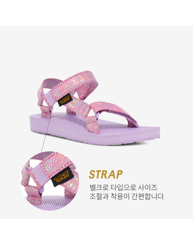 테바 [본사정품] 테바 키즈 오리지널 유니버설 스파클리 (PLL) STVT2414376-PLL 착용컷