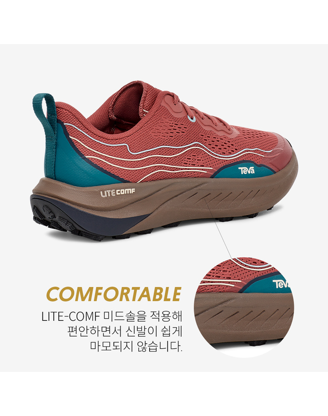 테바 [본사정품] 테바 여성 트레일와인더 로우 (MSL) STVF2435992-MSL 착용컷