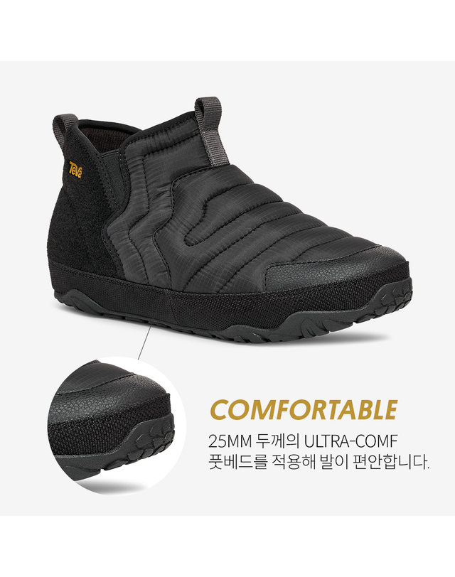 테바 [본사정품] 테바 남성 리엠버 터레인 미드 (BLK) STVM2430294-BLK 착용컷