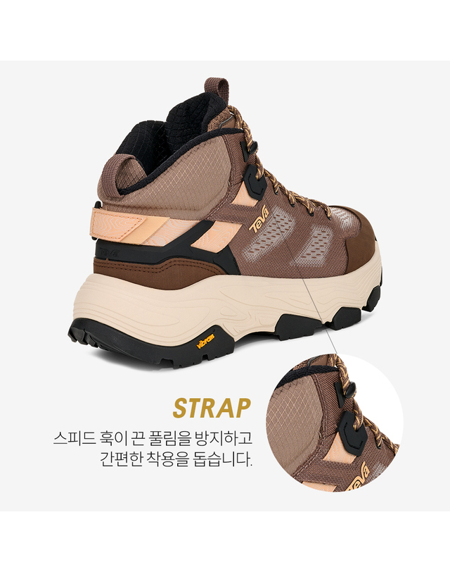 테바 [본사정품] 테바 비브람솔 여성 그랜드뷰 맥스 벤트 (CRB) STVF2516250-CRB 착용컷