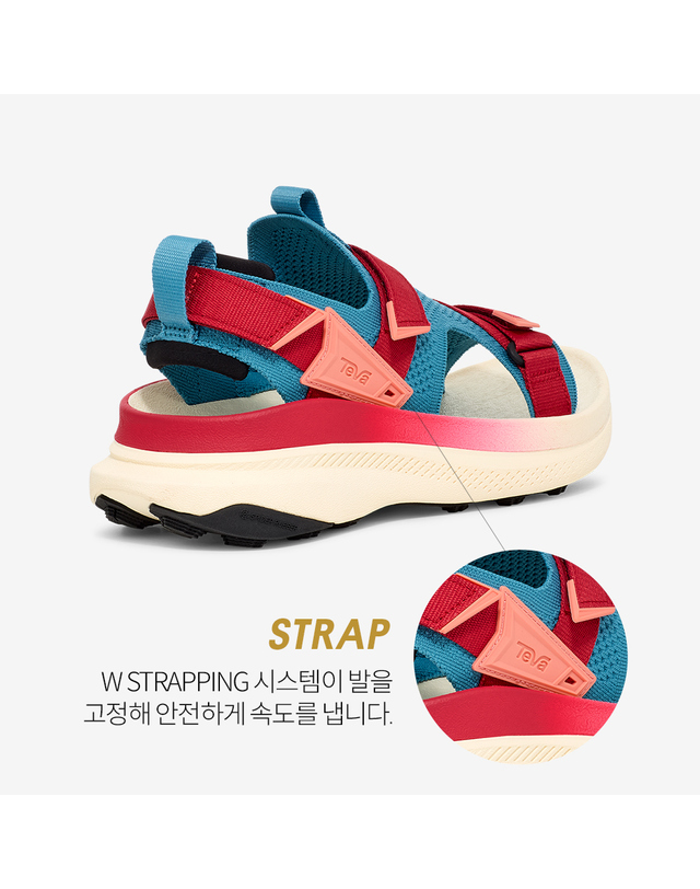 테바 [본사정품] 테바 여성 아벤트레일 러닝샌들 (LPR) STVF2516131-LPR 착용컷