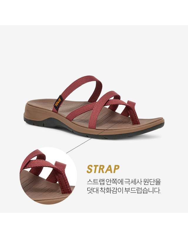 테바 [본사정품] 테바 여성 티라트레블러 플립 (MAH) STVF2519490-MAH 착용컷