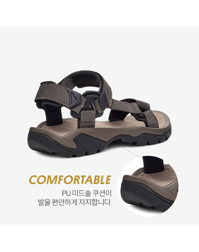 테바 [본사정품] 테바 남성 테라 Fi 5 유니버설 레더 (DGG) STVM2519442-DGG 착용컷