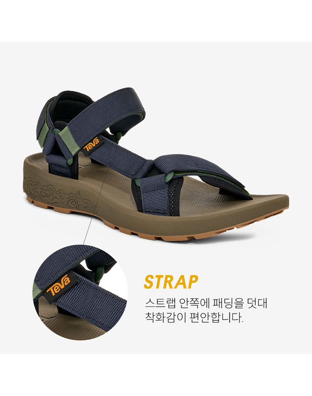 테바 [본사정품] 테바 남성 하이드라트렉 샌들 (TOE) STVM2530510-TOE 착용컷