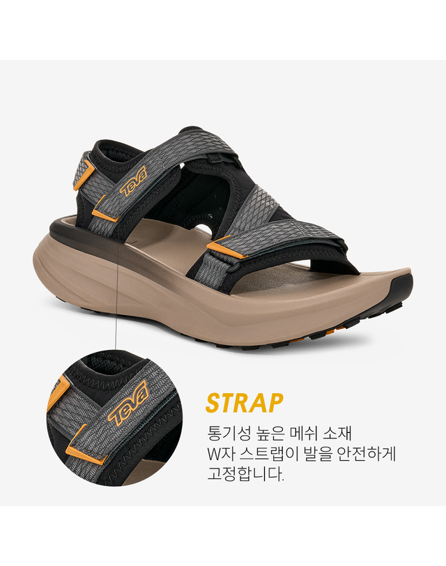 테바 [본사정품] 테바 아벤트레일 R2T 러닝샌들 (BSF) STVM2532830-BSF 착용컷