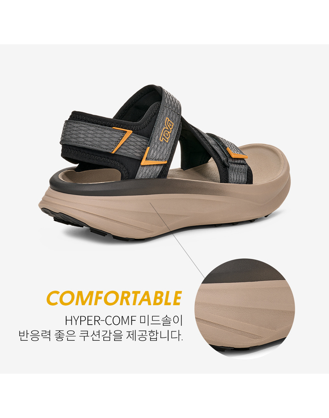 테바 [본사정품] 테바 아벤트레일 R2T 러닝샌들 (BSF) STVM2532830-BSF 착용컷