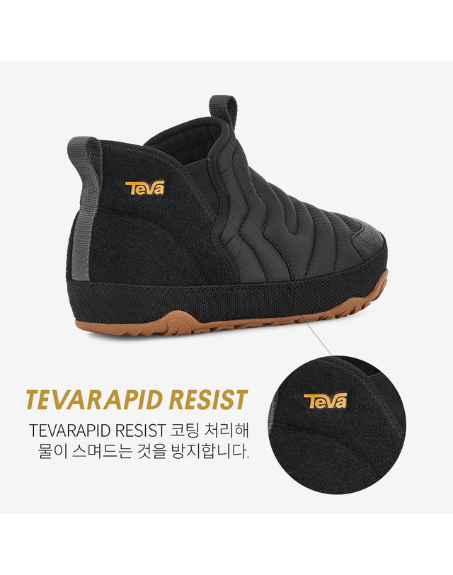 테바 [본사정품] 테바 여성 리엠버 터레인 미드 (BLK) STVF2430212-BLK 착용컷