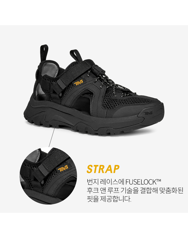 테바 [본사공식] [26SS] 여성 허리케인 XLT3 CT (BLK) STVF2613723-BLK 착용컷