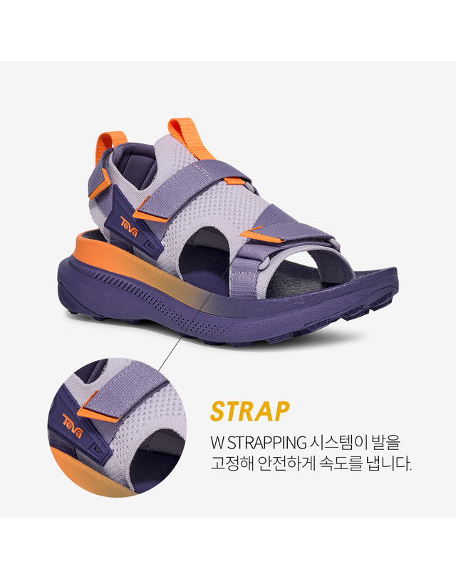 테바 [본사공식] 여성 아벤트레일 러닝샌들 (DHP) STVF2616131-DHP 착용컷
